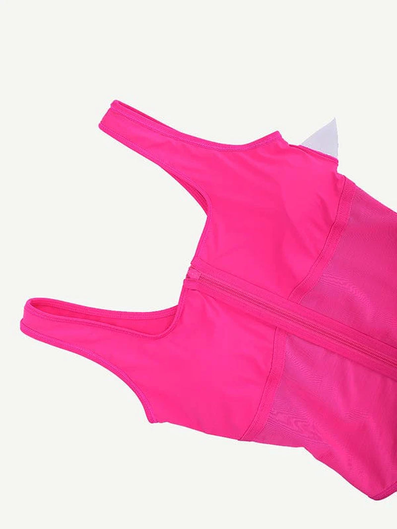 Zip Sculpt High-Leg One-Piece Swimsuit
