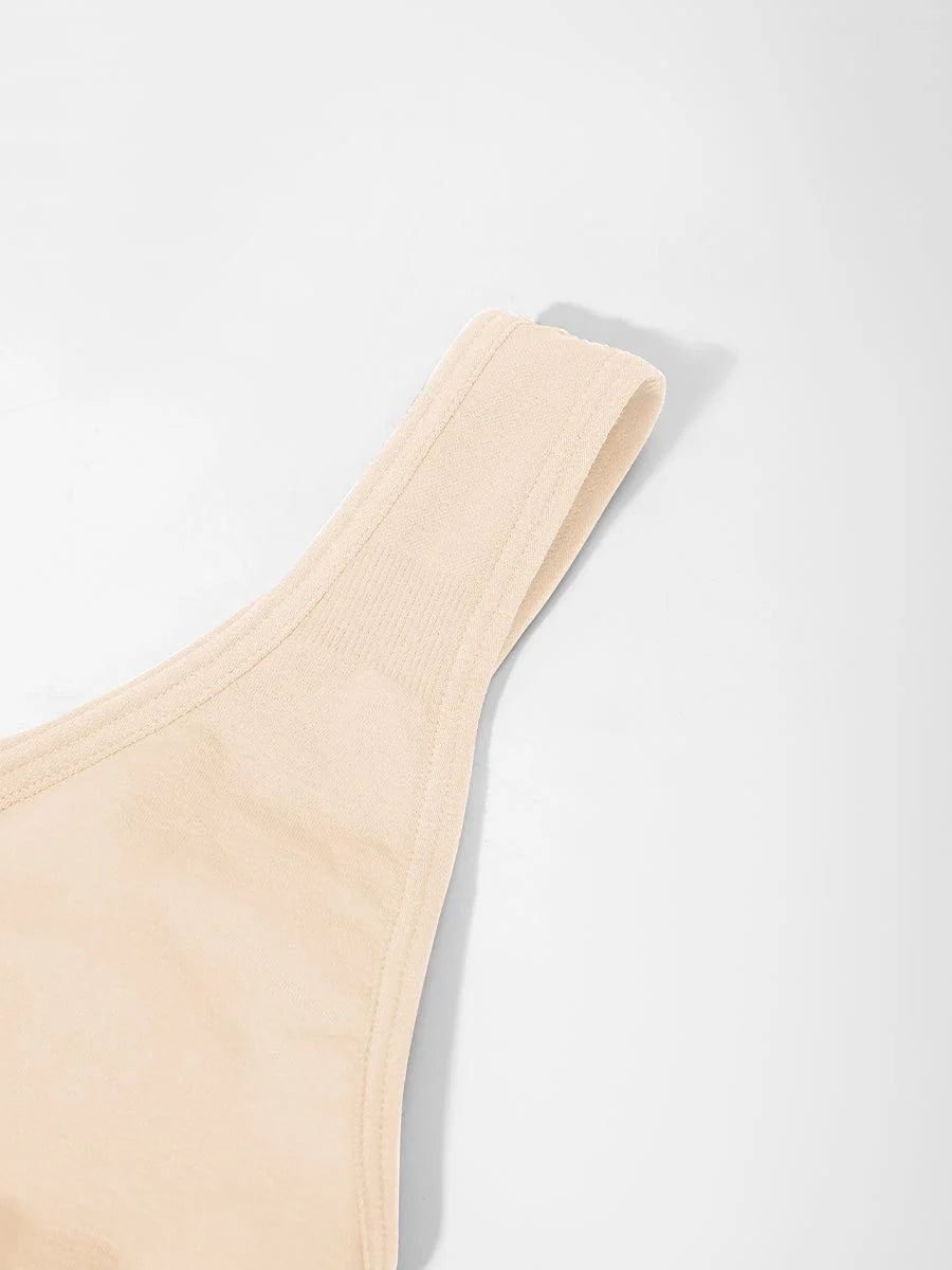 Seamless Wide-Back Support Bra